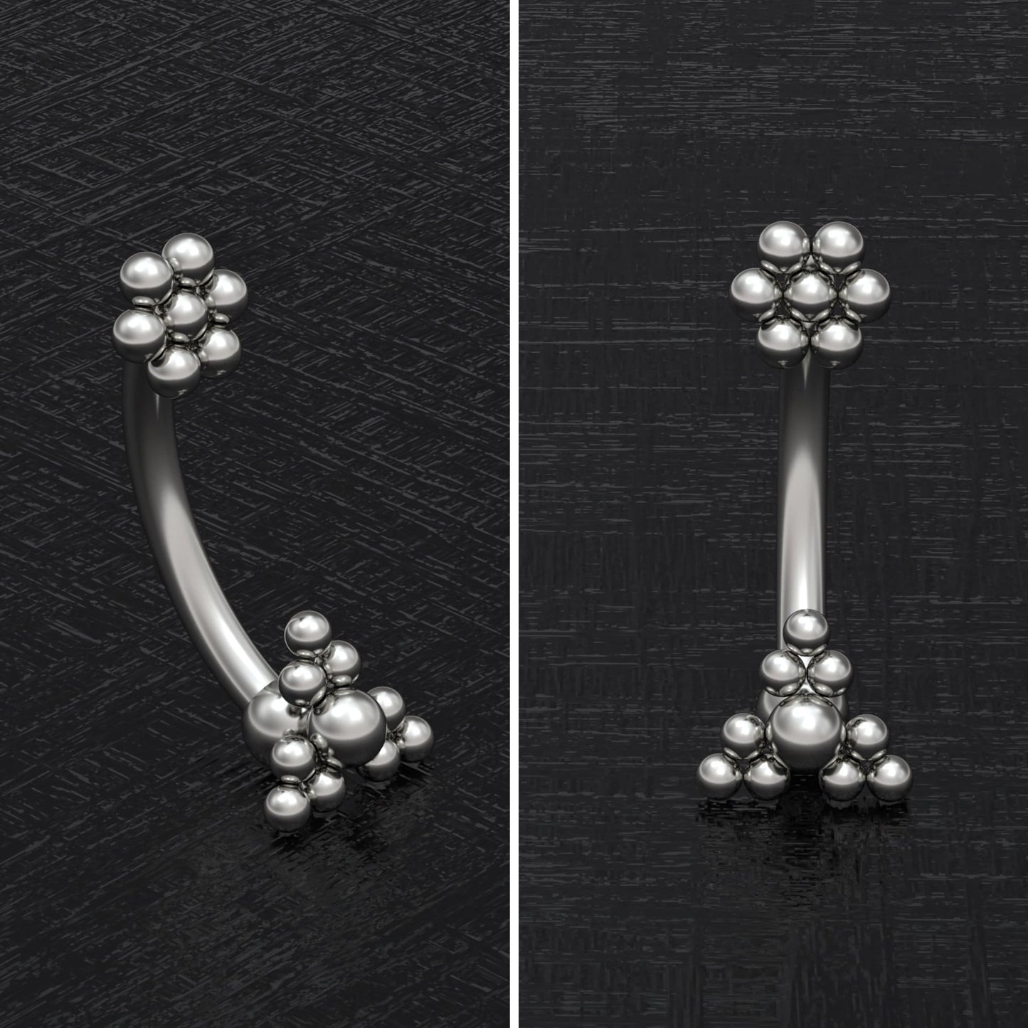 Navel Ring Titanium Implant Grade - TitaniumFashion