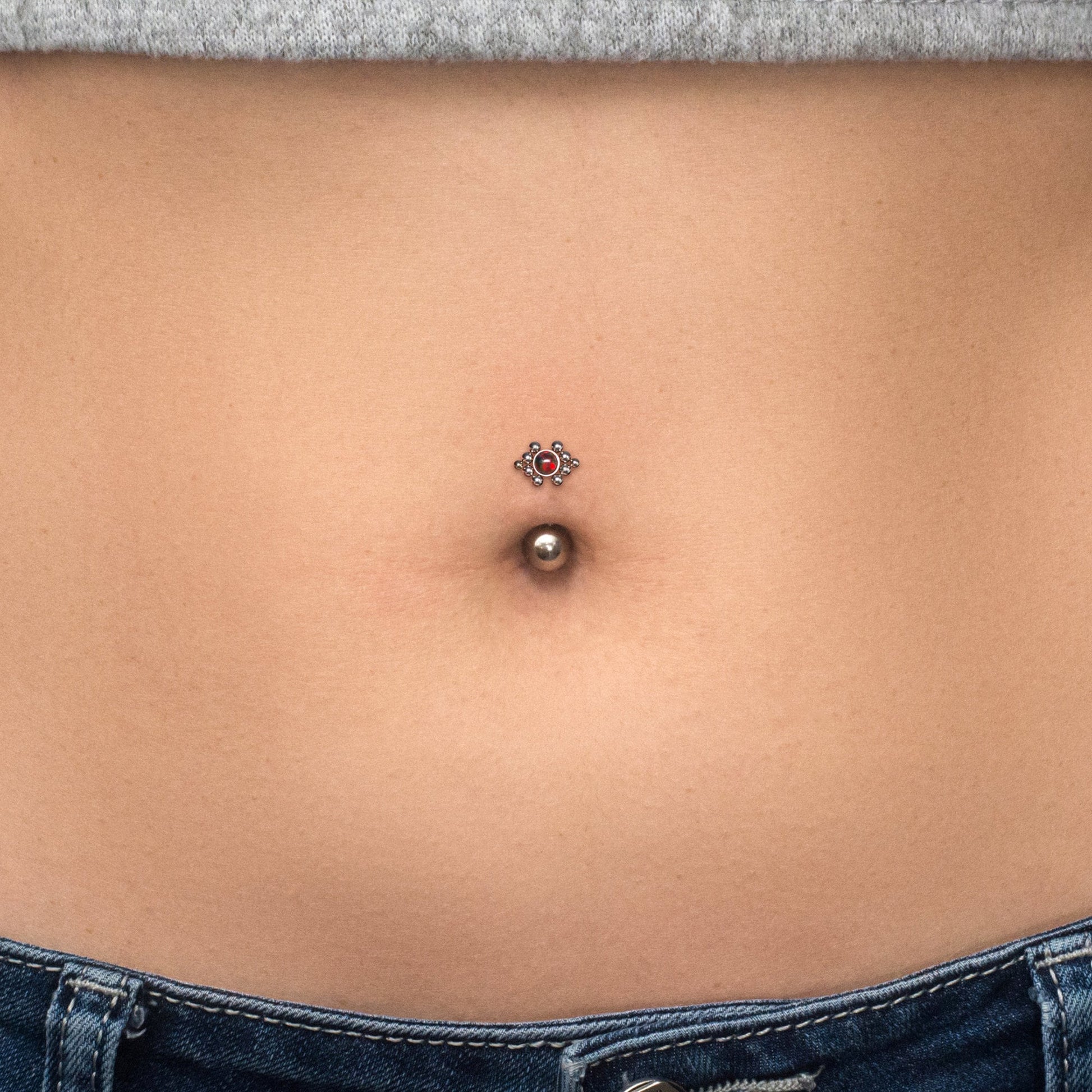 Navel Ring Surgical Steel - TitaniumFashion