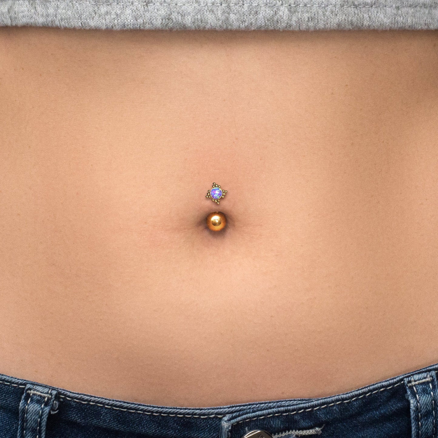 Navel Ring Surgical Steel - TitaniumFashion