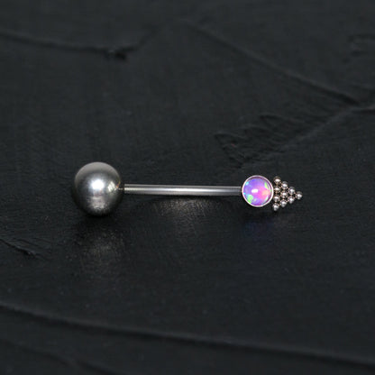 Titanium Belly Ring Opal - TitaniumFashion