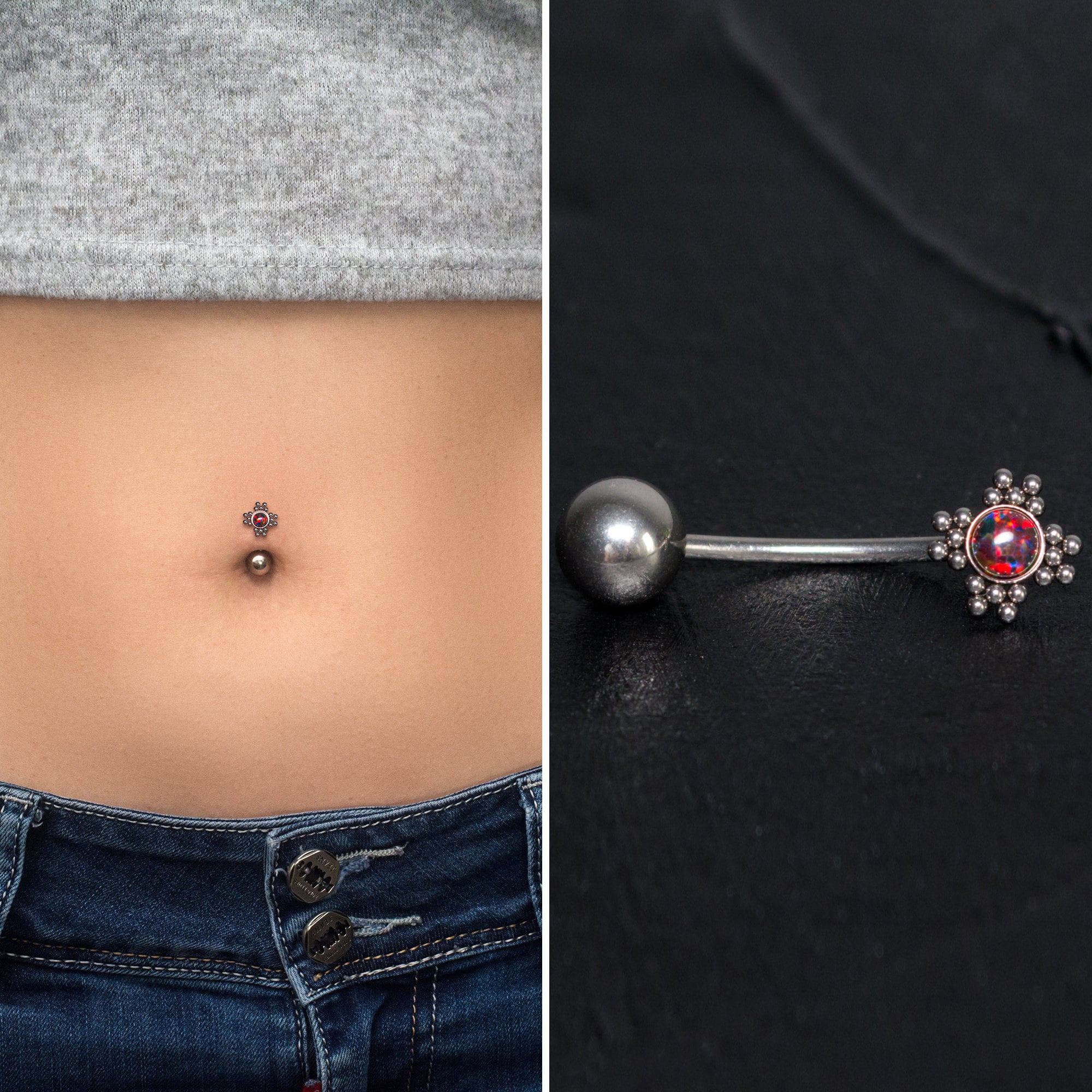Titanium belly jewelry discount