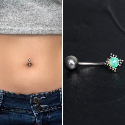 Navel Ring Titanium Implant Grade - TitaniumFashion