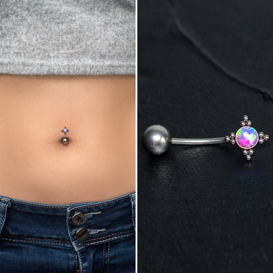 Navel Ring Titanium Implant Grade - TitaniumFashion