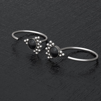 Open Hoop Earrings Surgical Steel - TitaniumFashion