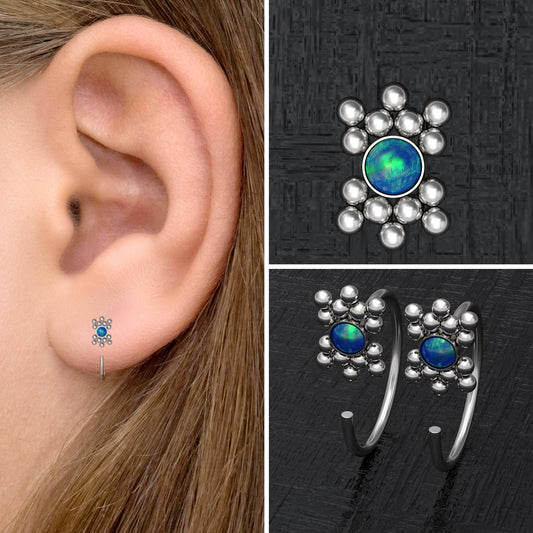 Small Hoop Earrings Surgical Steel - TitaniumFashion