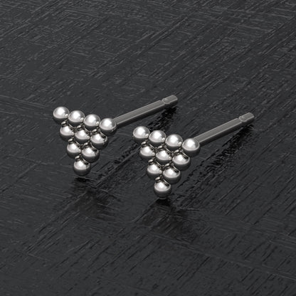 Post Earrings Surgical Steel - TitaniumFashion