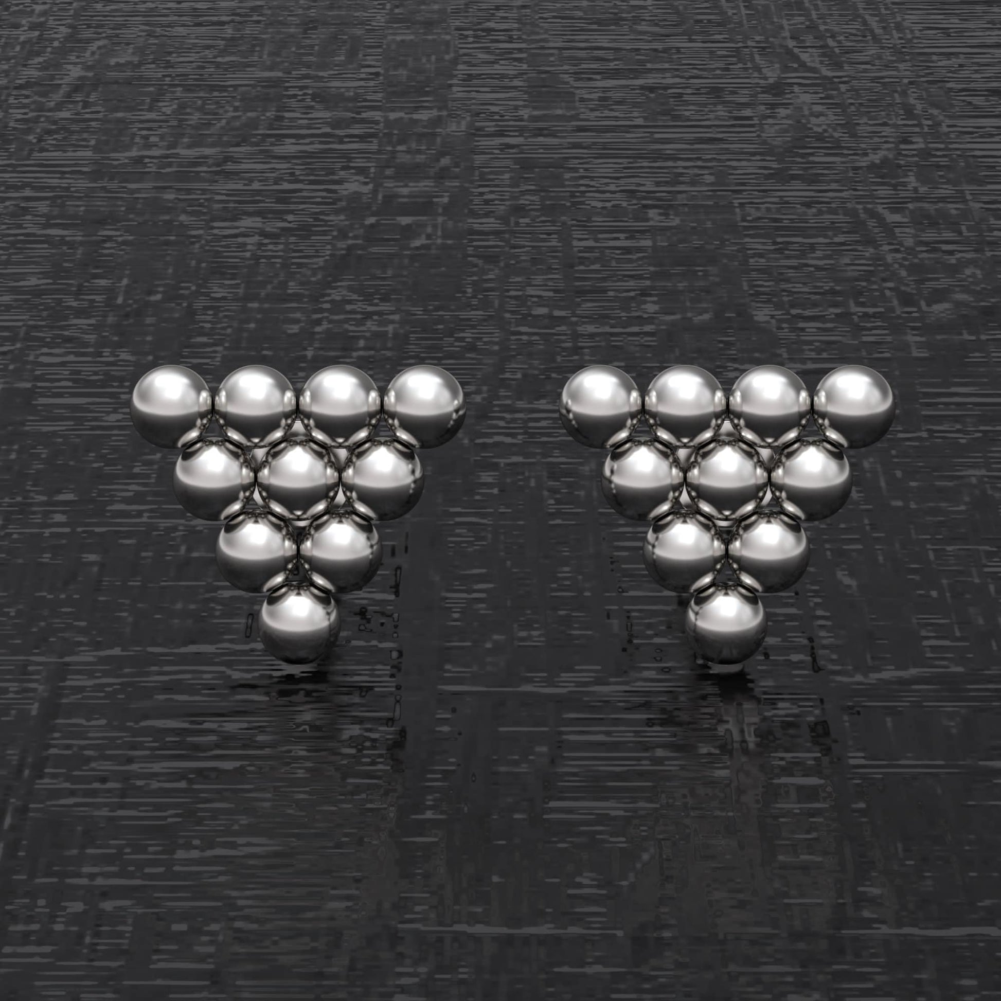 Post Earrings Surgical Steel - TitaniumFashion