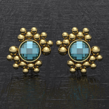 Small Stud Earrings Surgical Steel - TitaniumFashion