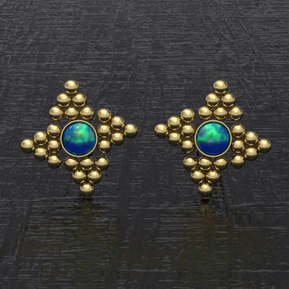 Small Post Earrings - TitaniumFashion