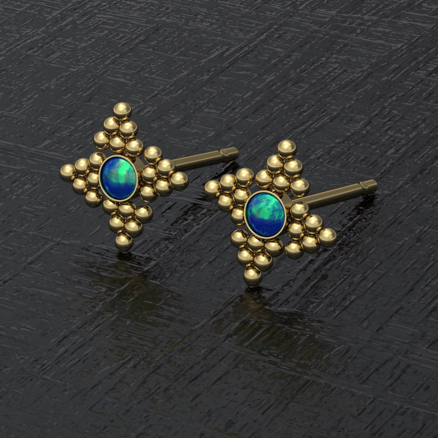 Small Post Earrings - TitaniumFashion