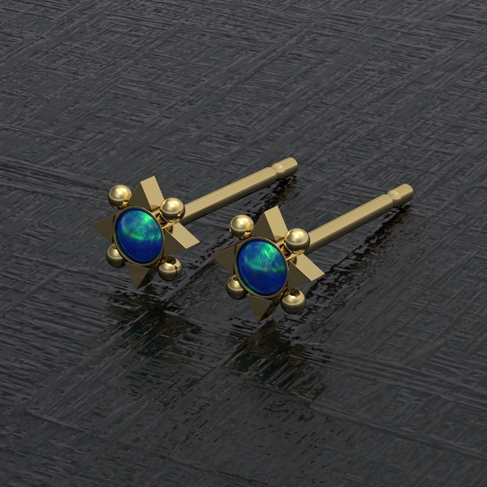 Tiny Stud Earrings Surgical Steel - TitaniumFashion