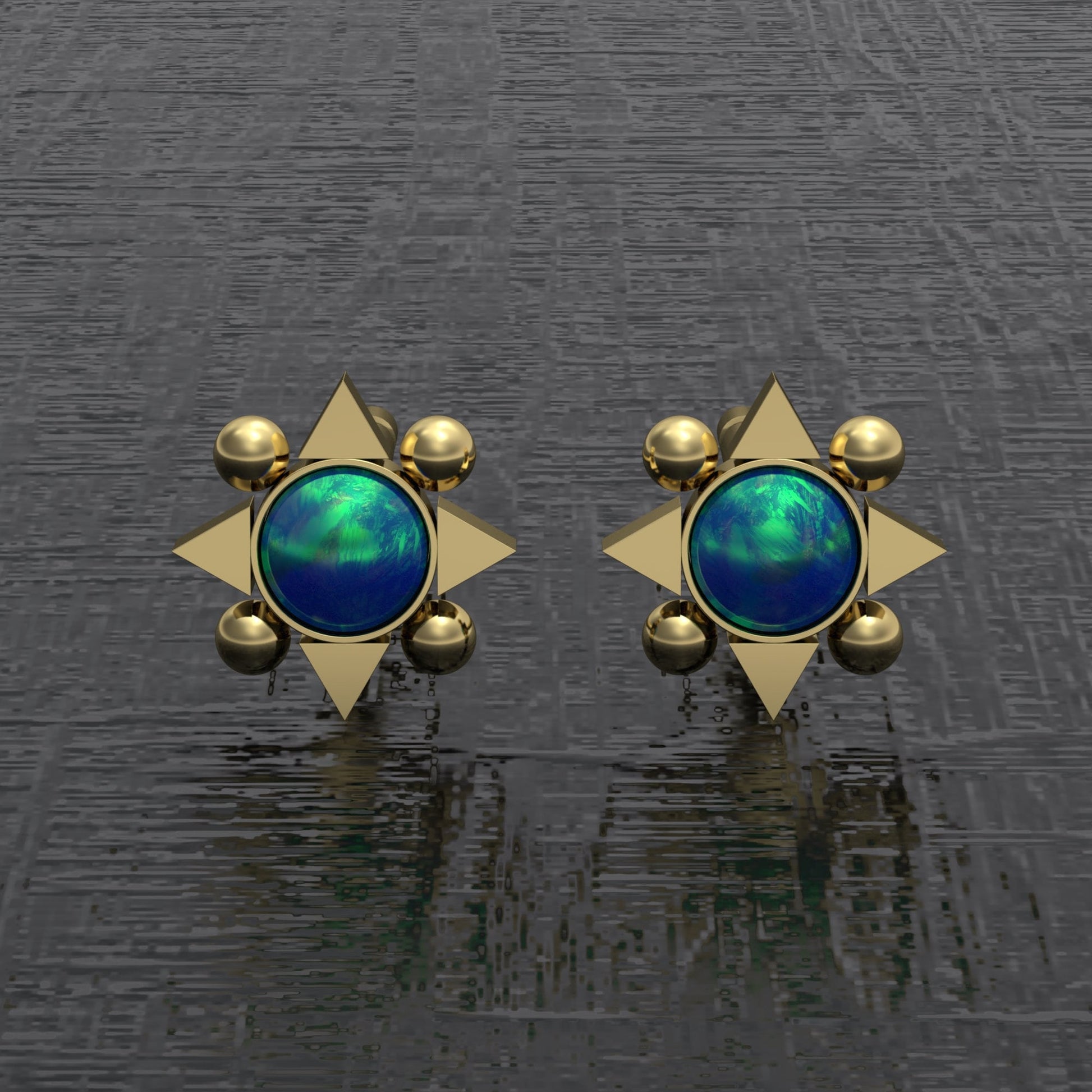 Tiny Stud Earrings Surgical Steel - TitaniumFashion