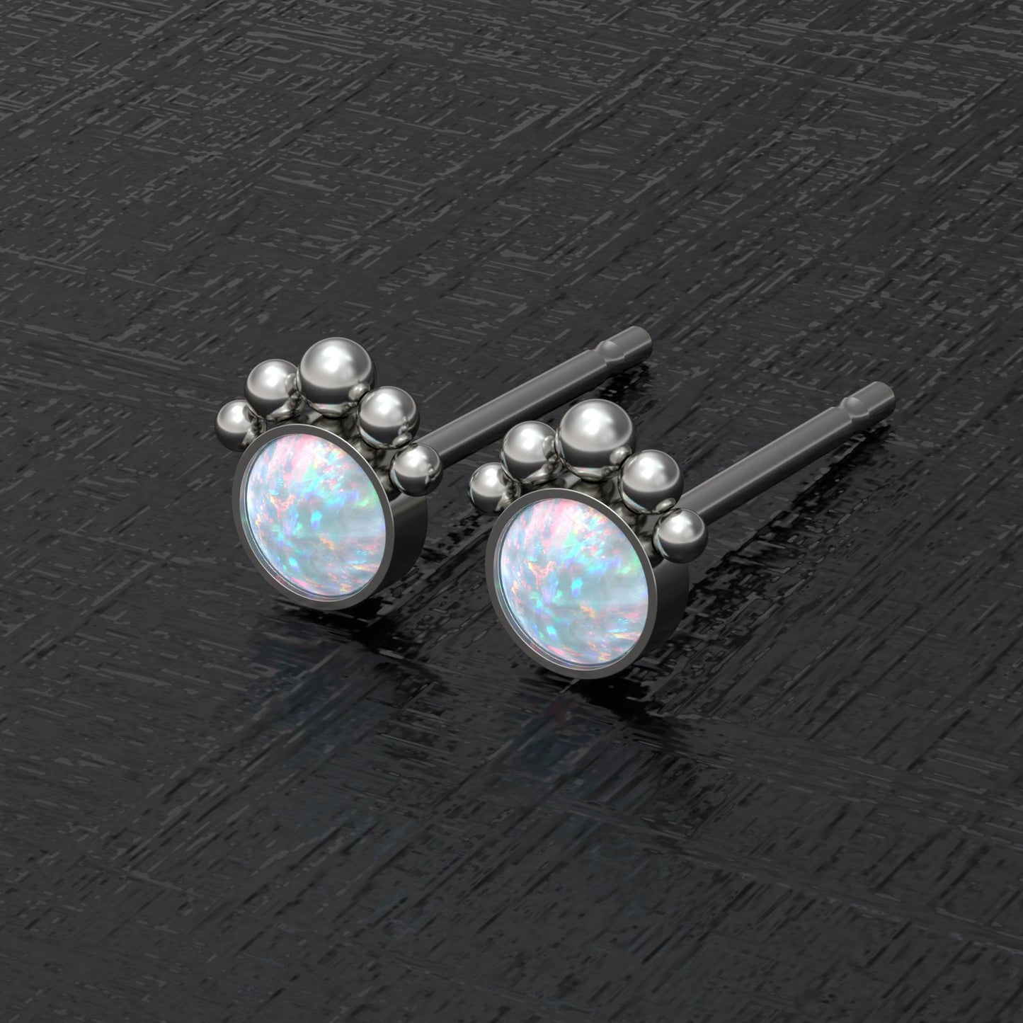 Tiny Stud Earrings Implant Grade Titanium - TitaniumFashion