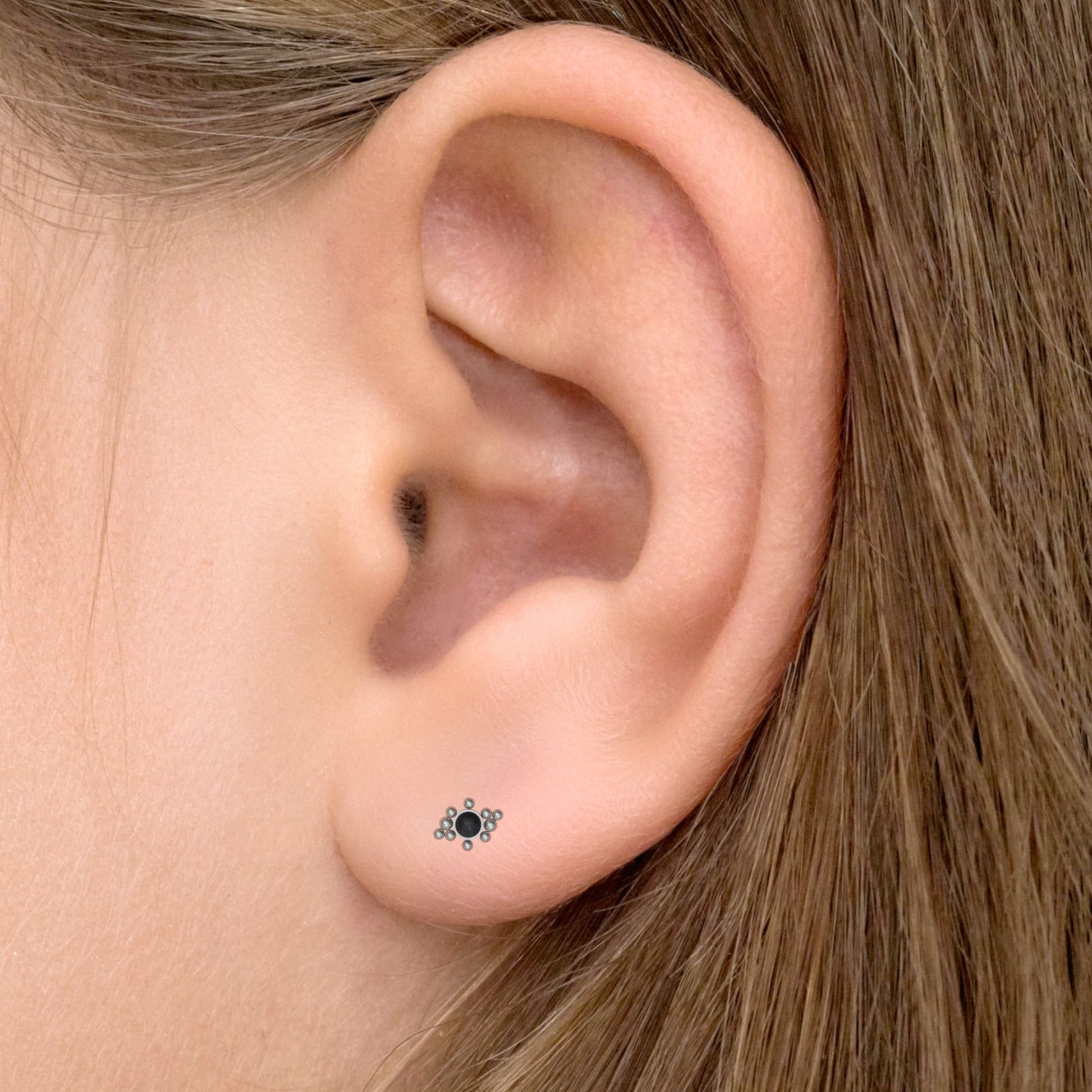 Tiny Stud Earrings Implant Grade Titanium - TitaniumFashion