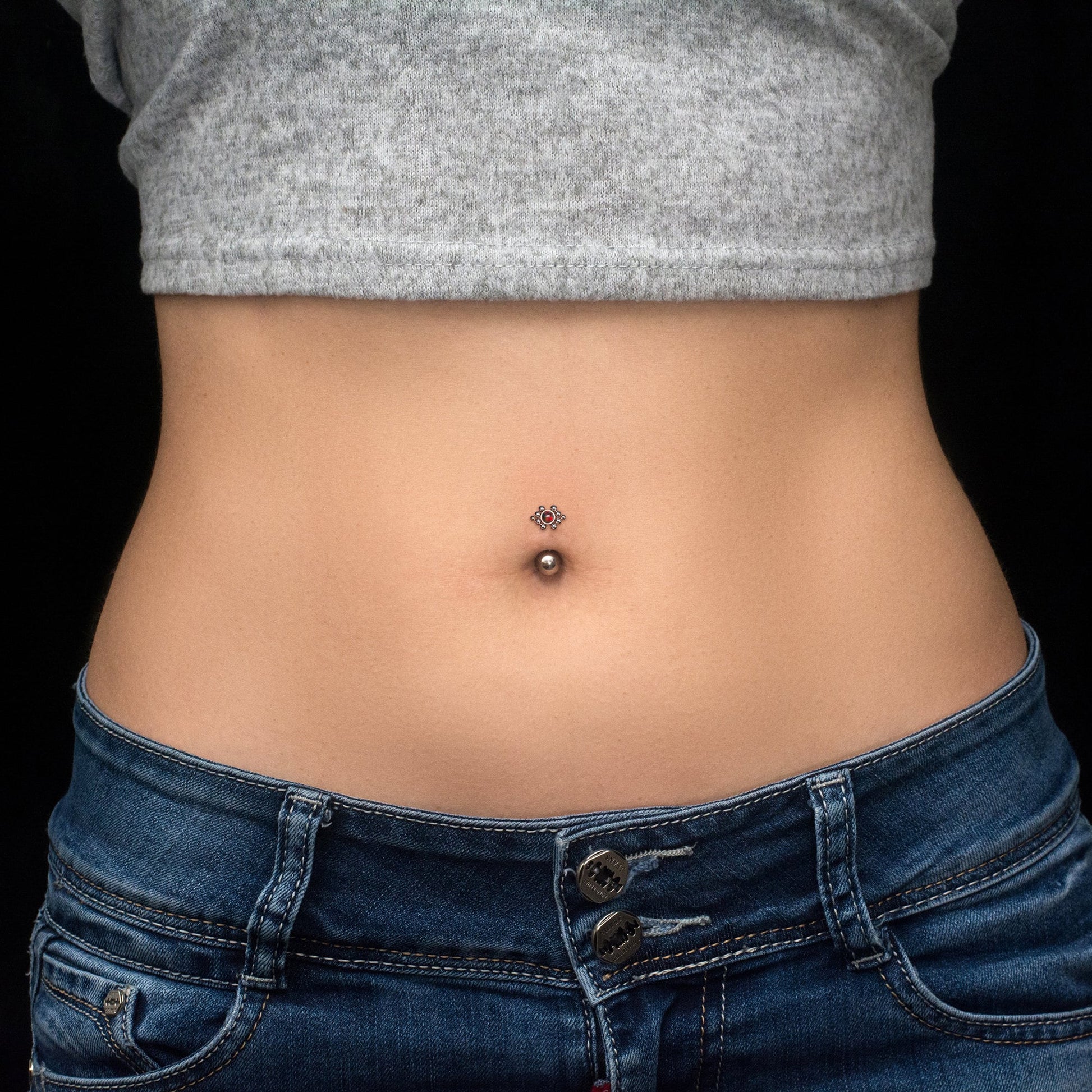 Navel Ring Surgical Steel - TitaniumFashion