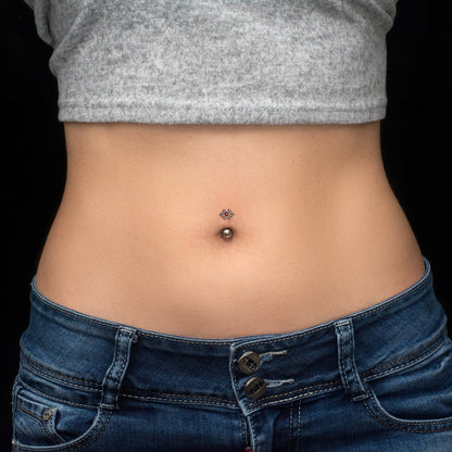 Navel Ring Surgical Steel - TitaniumFashion