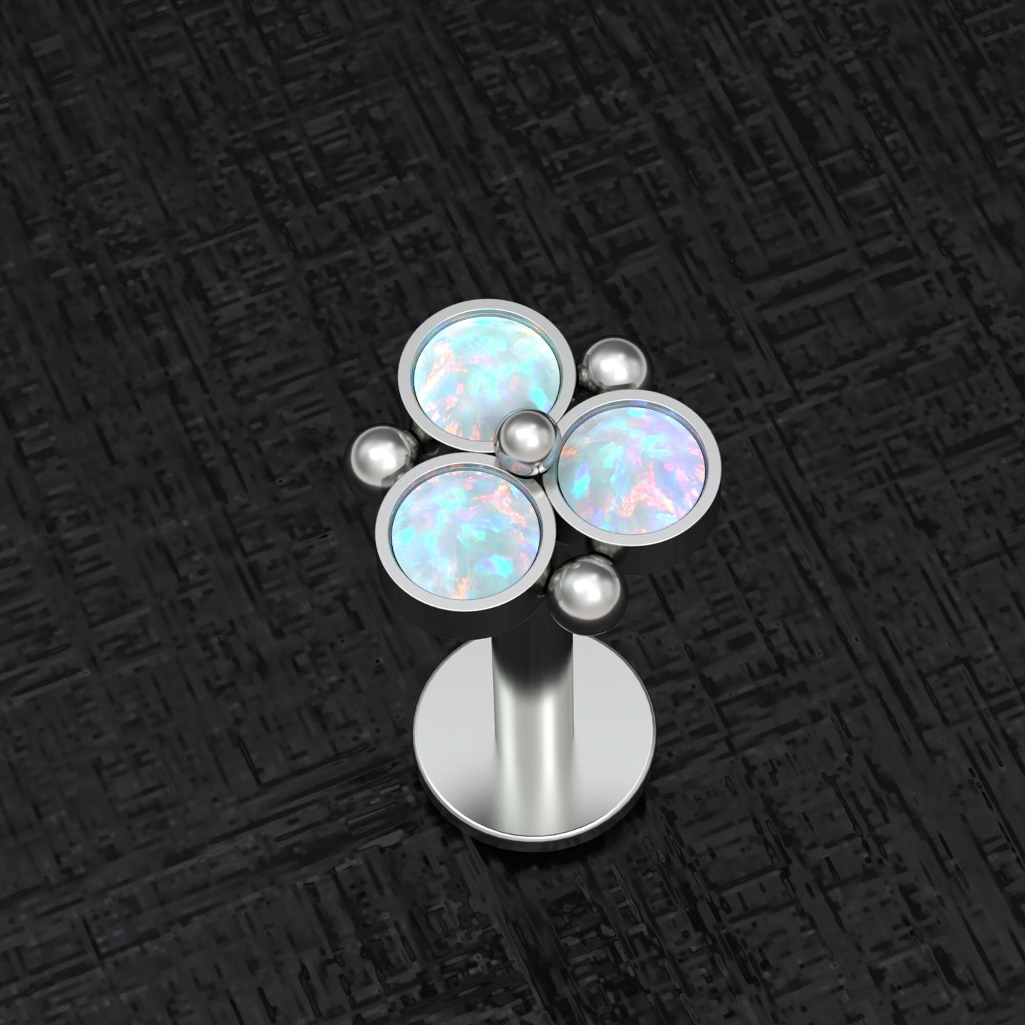 Opal Lip Labret Titanium - TitaniumFashion