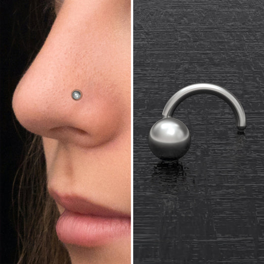 Nose Stud Titanium - TitaniumFashion