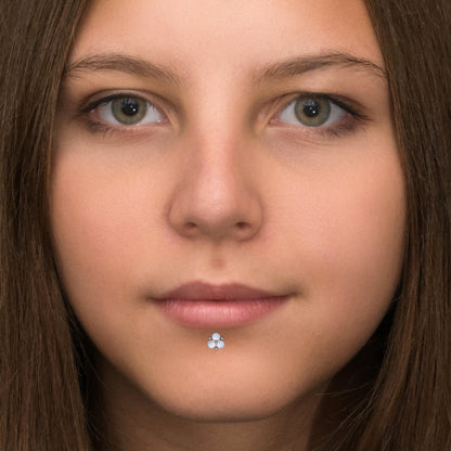 Opal Lip Labret Titanium - TitaniumFashion