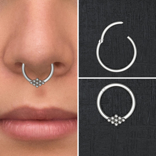 Septum Ring Titanium Implant Grade - TitaniumFashion