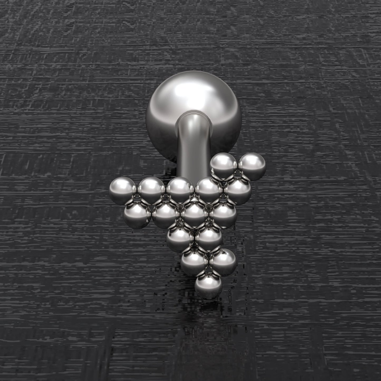 Tongue Bar - TitaniumFashion