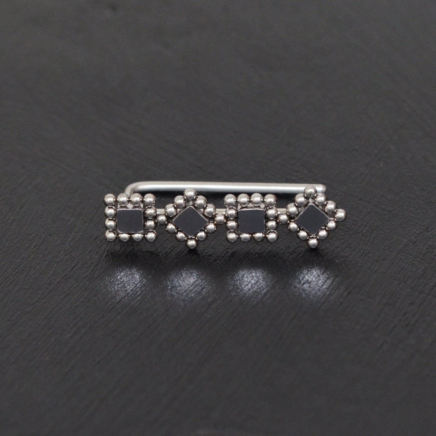 Surgical Steel Ear Crawler Earrings - TitaniumFashion