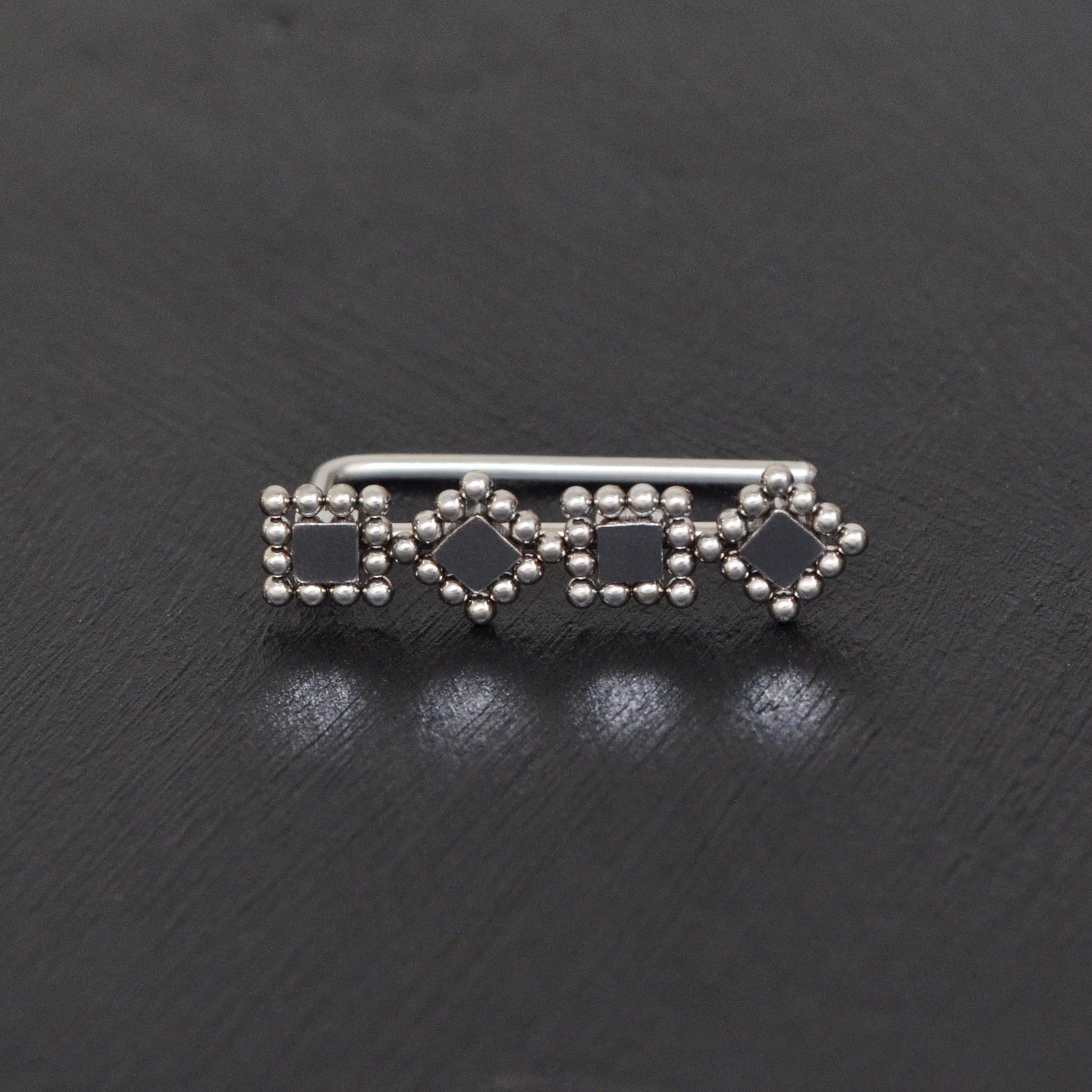 Surgical Steel Ear Crawler Earrings - TitaniumFashion