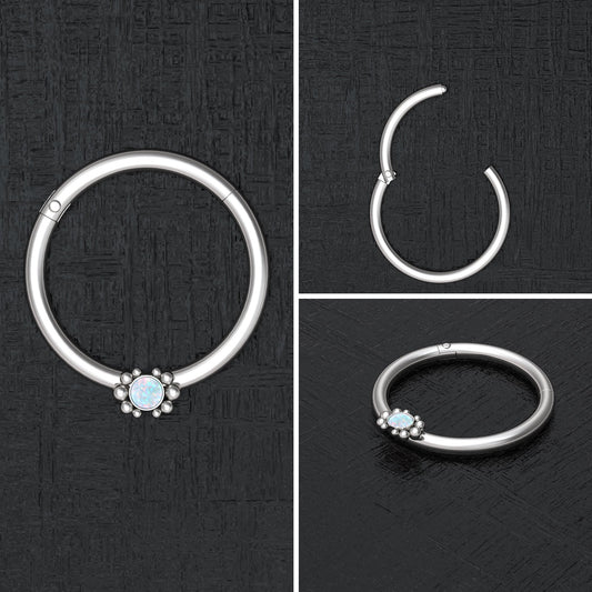 Nipple Ring Opal - TitaniumFashion