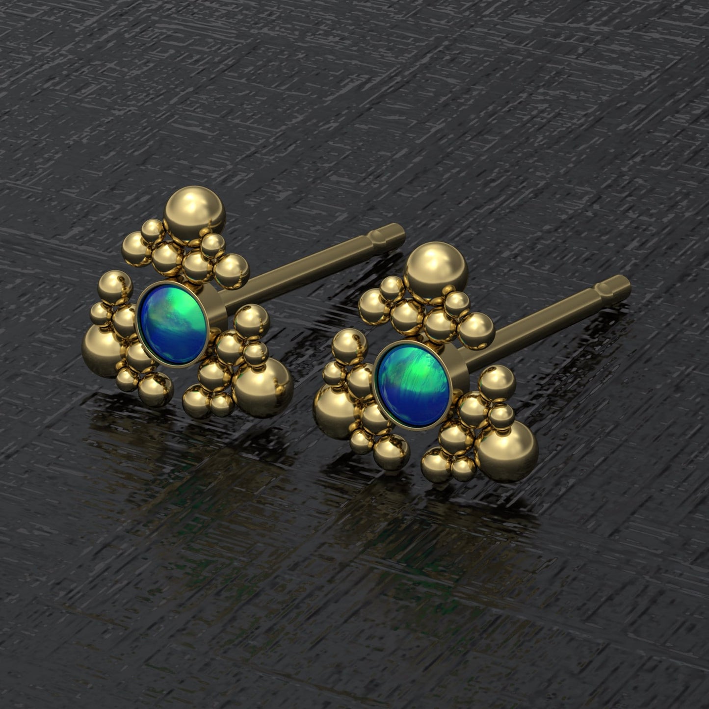 Small Stud Earrings Surgical Steel - TitaniumFashion