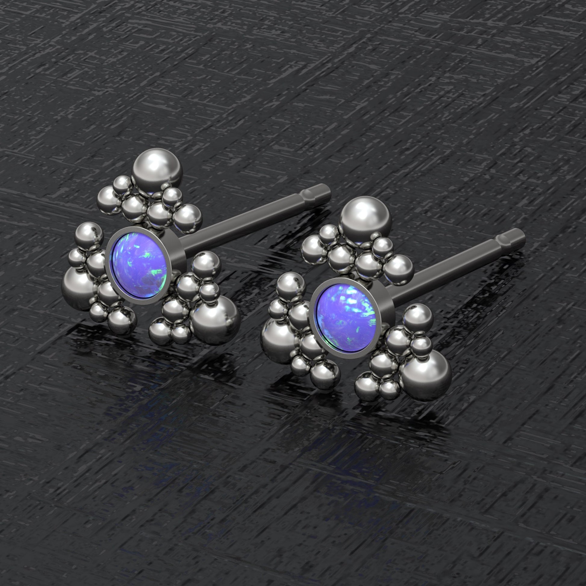 Tiny Earring Studs Titanium Implant Grade - TitaniumFashion