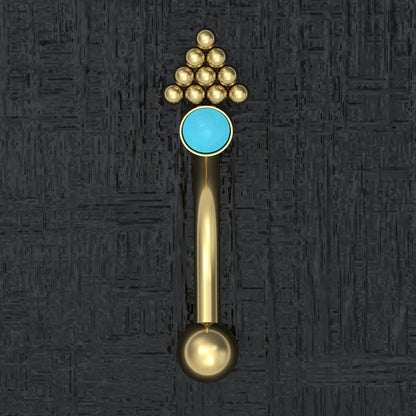 Rook Earring Surgical Steel - TitaniumFashion