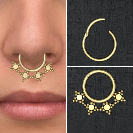Septum Ring Surgical Steel - TitaniumFashion