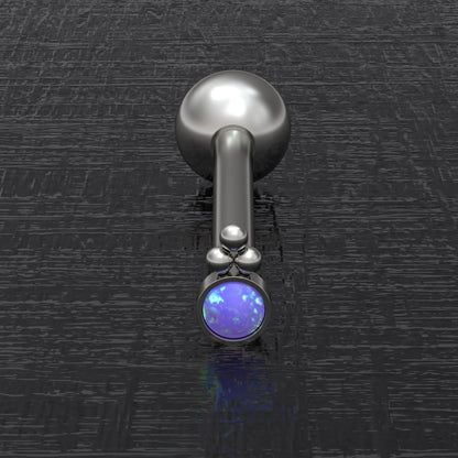 Opal Tongue Jewelry Titanium Implant Grade - TitaniumFashion