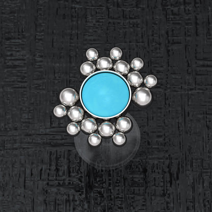 Medusa Lip Ring Bioflex - TitaniumFashion