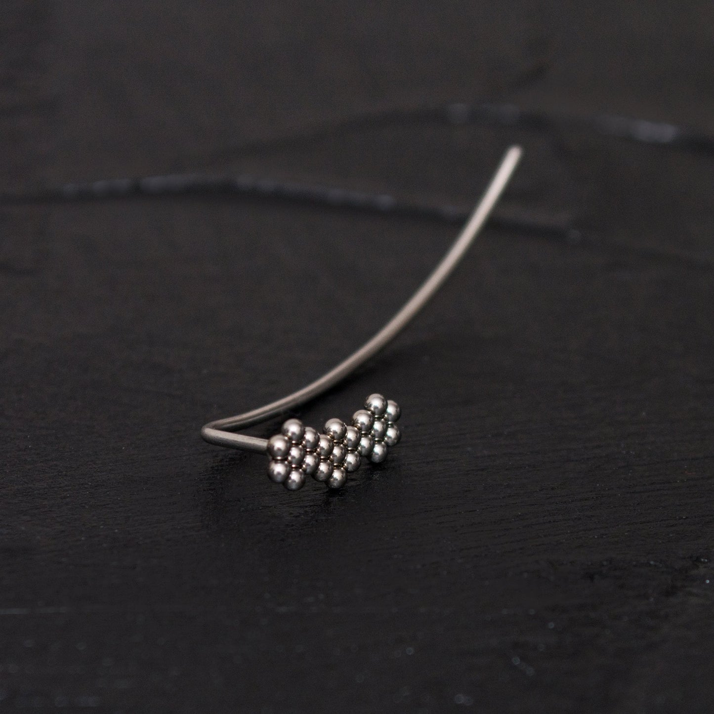 Climbing Ear Cuff Earrings Surgical Steel - TitaniumFashion