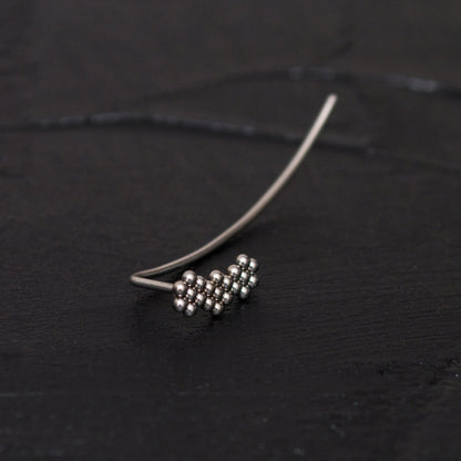 Climbing Ear Cuff Earrings Surgical Steel - TitaniumFashion