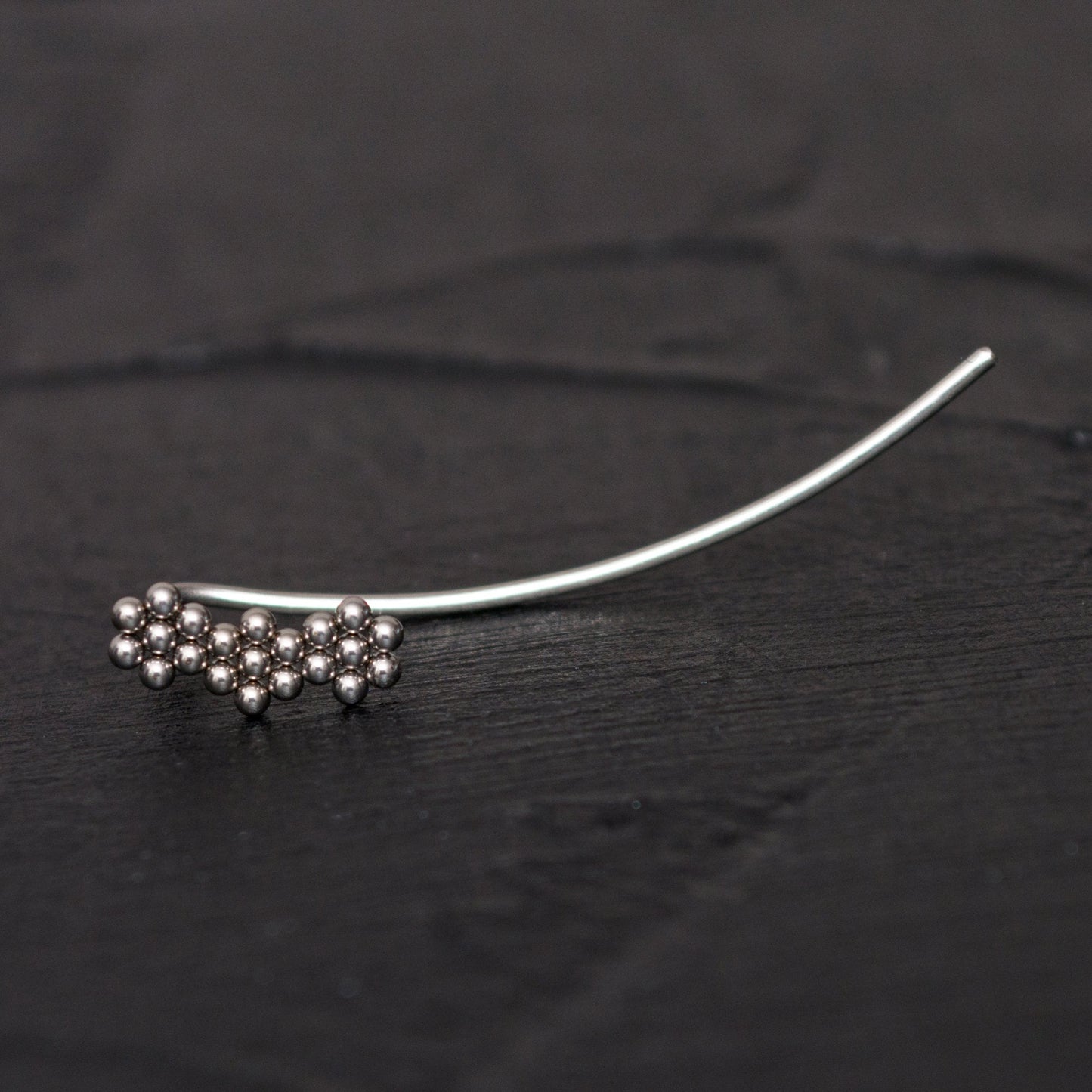 Climbing Ear Cuff Earrings Surgical Steel - TitaniumFashion