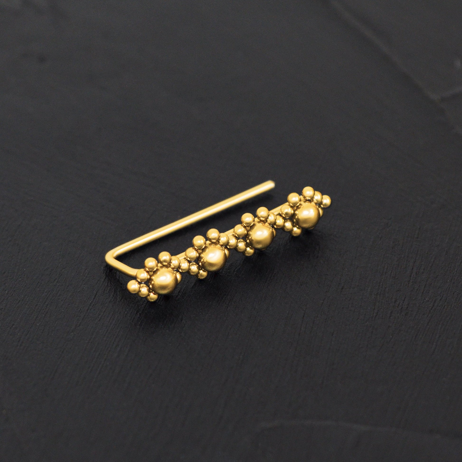 Climber Earrings Surgical Steel - TitaniumFashion