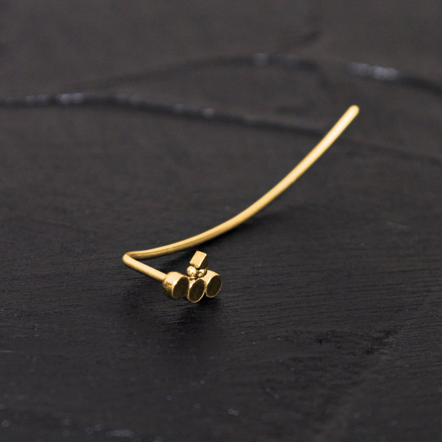 Ear Climber Earrings Surgical Steel - TitaniumFashion