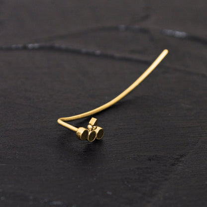 Ear Climber Earrings Surgical Steel - TitaniumFashion