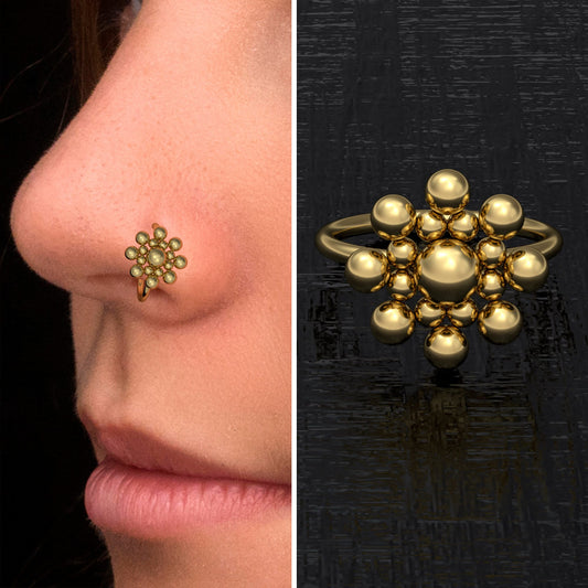 Nose Piercing Surgical Steel - TitaniumFashion