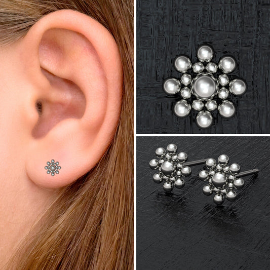 Simple Stud Earrings - TitaniumFashion