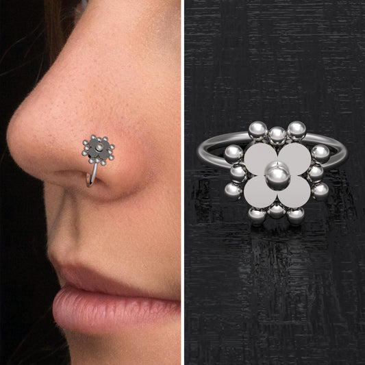 Nose Ring Surgical Steel - TitaniumFashion