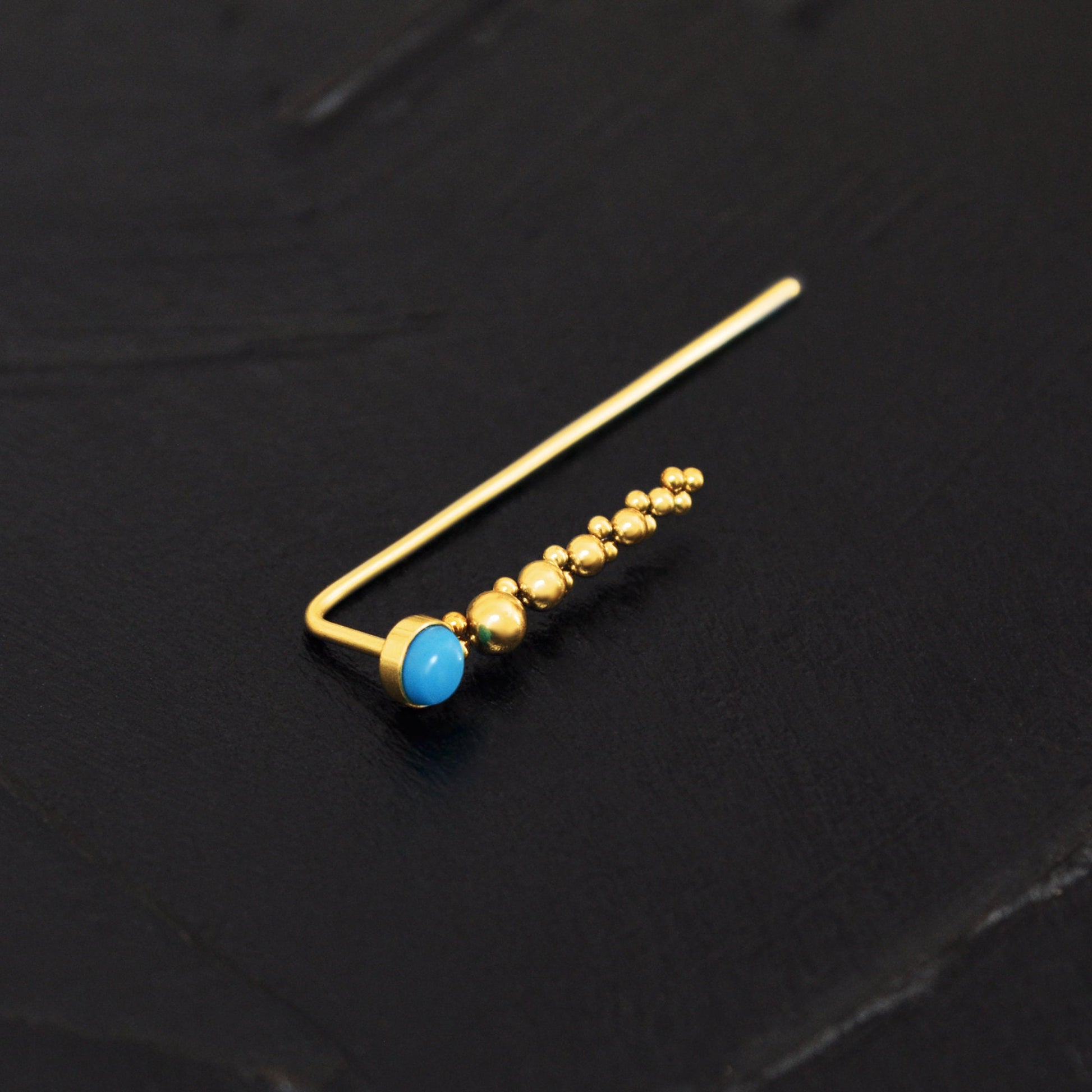 Ear Pin Earrings Surgical Steel - TitaniumFashion