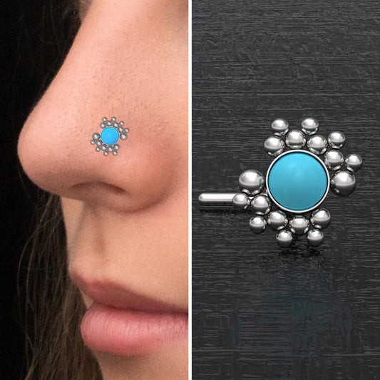 Nose Screw Stud Surgical Steel - TitaniumFashion