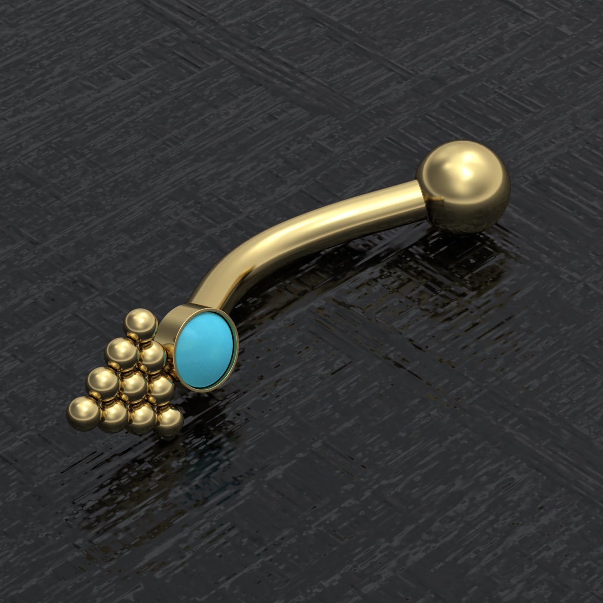 Rook Earring Surgical Steel - TitaniumFashion