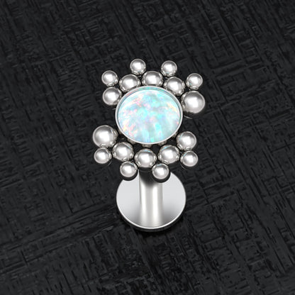 Medusa Lip Ring Surgical Steel - TitaniumFashion