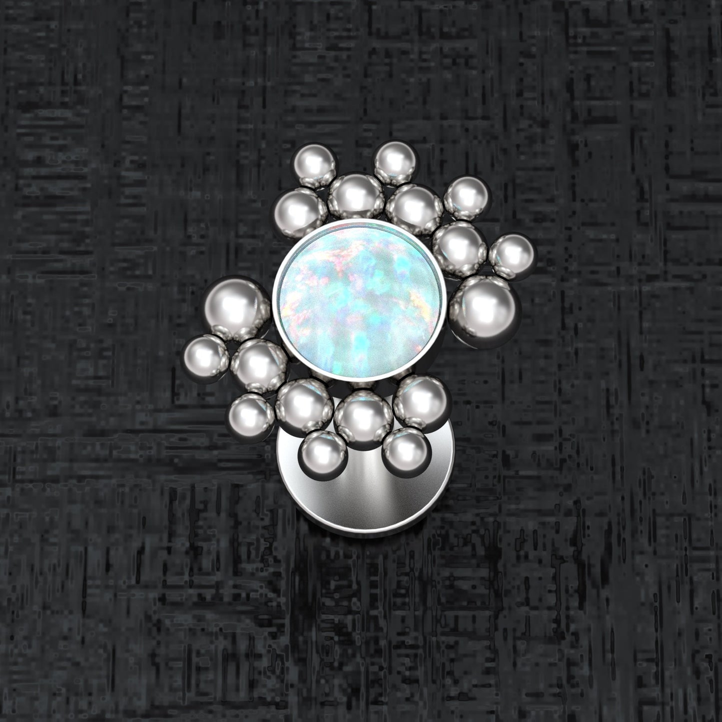 Medusa Lip Ring Surgical Steel - TitaniumFashion