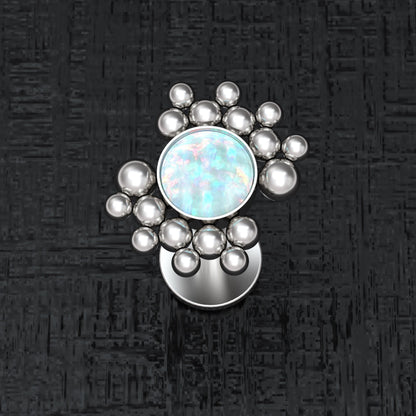 Medusa Lip Ring Surgical Steel - TitaniumFashion