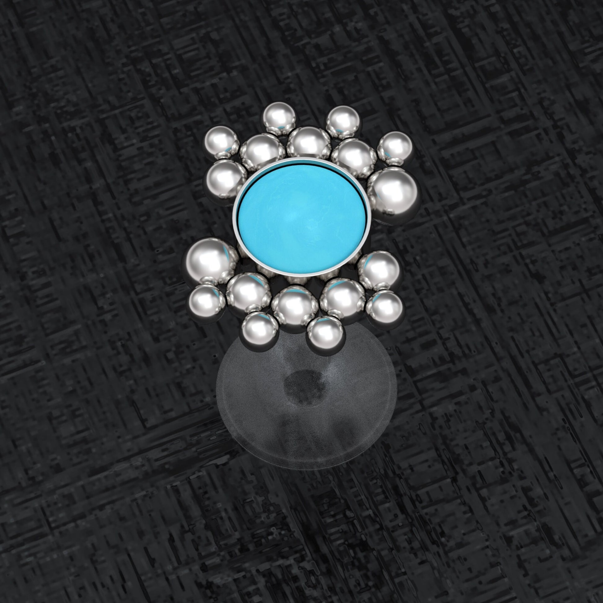 Medusa Lip Ring Bioflex - TitaniumFashion